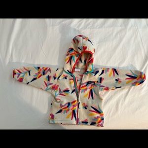 Colorful Patagonia Fleece Jacket.  Size 12-18 months